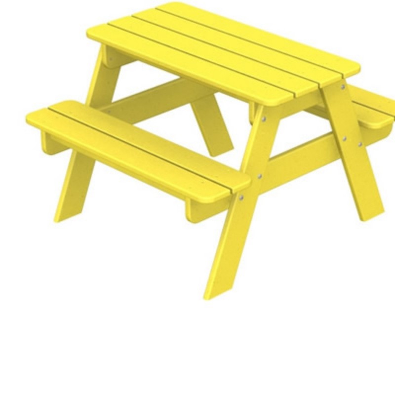 Commercial Picnic Tables on Benches   Polywood Plastic Picnic Table And Bench For Kids Fiesta