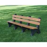 Colonial Recycled Plastic Park Bench 8 Feet FF-PB8-COL
