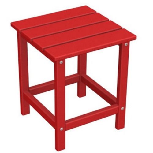 POLYWOOD® Long Island Side Table 15" Square Fiesta PW-ECT18