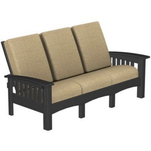 POLYWOOD® Mission Outdoor Club Sofa PW-MS8143